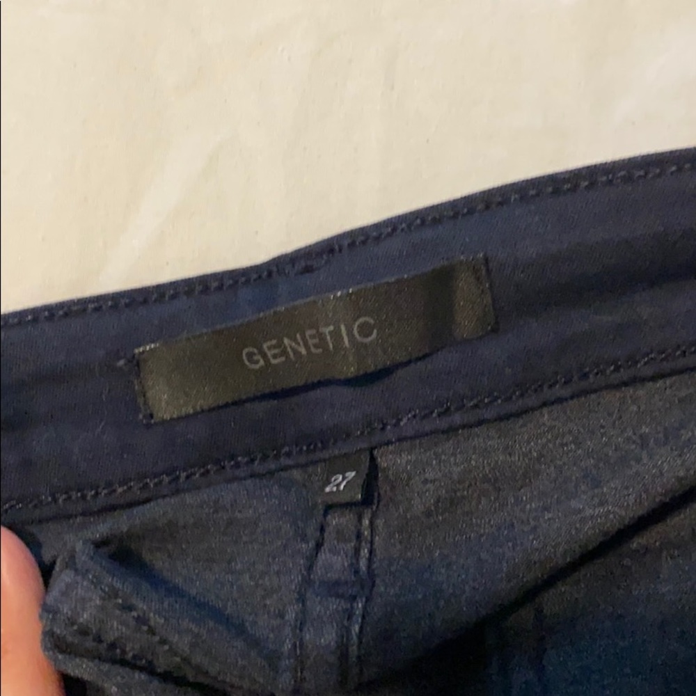 Pleather Generic Black Jeans View 5